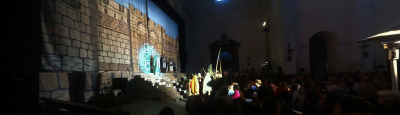 Foto panorámica de 180º de la Pasión Dramatizada 2011

