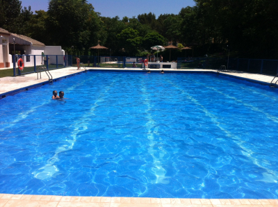Piscina municipal recién remodelada. 6-7-2013
