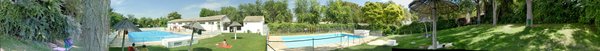 Panorámica de 360º de la piscina municipal el día de su clausura esta temporada. 5-9-2010

