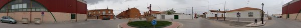 La plaza de Dulcinea en las Casitas en el formato de visualización interactivo con controles

