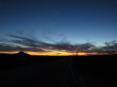 Puesta de sol 
Puesta de sol desde la rotonda de la Carretera de Huerta
