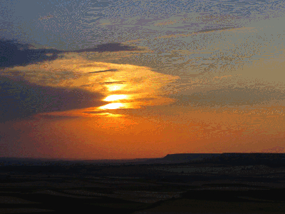 Puesta de sol
Puesta de sol del solsticio de verano. 21-6-2015
