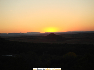 3 de Noviembre de 2007. 18:09. Puesta del sol desde el Cementerio (3/3).
