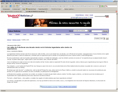 Representación que ha tenido lugar en Ávila del Santo Niño de La Guardia. Primer fin de semana de junio de 2006
Encontrado en internet en [url=http://es.news.yahoo.com/03062006/4/calles-avila-llevan-decada-viendo-revivir-historias-legendarias-cientos-espectadores.html][color=navy][i][b]Representación de la Historia del Santo Niño en Ávila[/b][/i][/color][/url].[/b]
[b] Hacer click para ver el documento a mejor resolución[/b]
