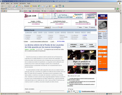 Representación que ha tenido lugar en Ávila del Santo Niño de La Guardia. Primer fin de semana de junio de 2006
Encontrado en internet en [url=http://noticias.ya.com/local/castilla-leon/31/05/2006/avila-larondadelasleyendas-nuevastecnologias.html][color=navy][i][b]Representación de la Historia del Santo Niño en Ávila[/b][/i][/color][/url].[/b]
[b]Hacer click en el documento para verlo a mejor resolución[/b]
