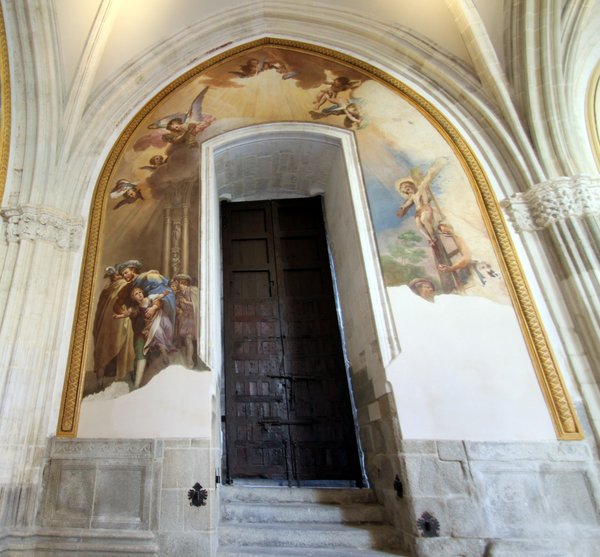 Estado de la restauración del cuadro de Fracisco Bayeu de la catedral de Toledo "El Rapto del Santo Niño" a fecha 6-9-2011 en el formato de visualización interactivo con controles

