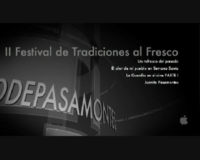 Gif animado promocional del DVD de la II Edición de Tradiciones al Fresco
