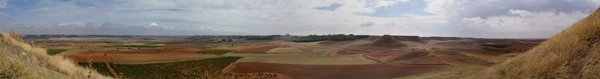 Panorámica de 180º en mitad de la ascensión al Cerro de la Atalaya
