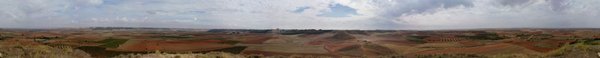 Panorámica de 360º del Cerro de la Atalaya desde la cima del Cerro de la Atalaya por la cara este

