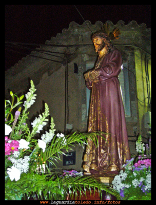 Procesión Jueves Santo 2010
Jesús de Medinaceli en el cruce de la calle Ancha con la calle Mayor
