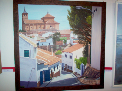 Cuadro de La Iglesia de la Guardia desde la Cañadilla, realizado por M. Carmen Pedraza Orgaz
Exposición de cuadros de la casa de los Jaenes. La vista de la Iglesia desde la Cañadilla es impresionante. Ya hemos puesto fotos desde esta ubicación y son de las mejores instantáneas que se pueden sacar de la Iglesia. Recomendamos a los guardiolos que les guste la fotografía que se den una vuelta por esa zona de La Guardia
