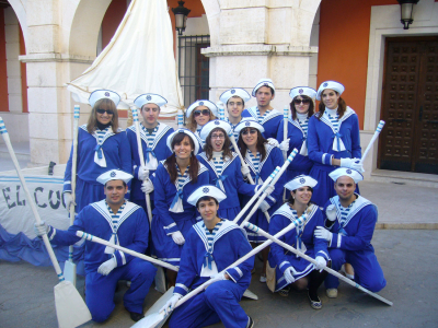 Marineros de la Mancha
"El cuchi" de carnavales..unos cuantos marineros que llegaron a buen puerto.. 2º premio en el baile del sábado y el 3º en el desfile (categoría local)
