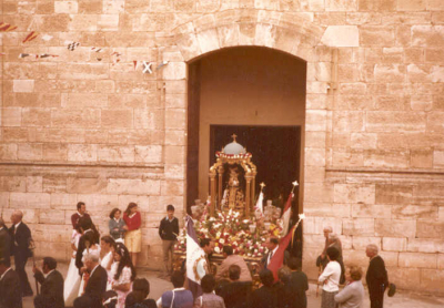 Salida del Santo Niño Septiembre de 1981
