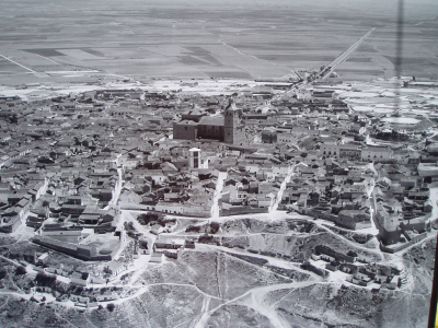 Vista aérea, años 60
Exactamente el año no lo sé, pero debe ser de mediados de los 60.
