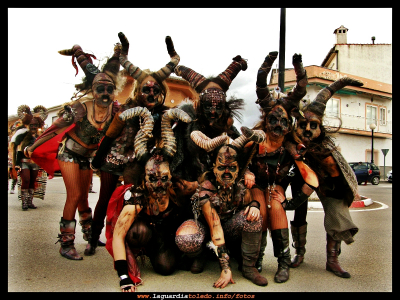 Orc@s Desfile 27-2-2010
Parte de los integrantes de la Asociación "El Trajín" 
Palabras clave: orcos desfile