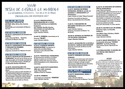 Programa de fiestas "CASTILLA LA MANCHA" 2017
Palabras clave: Programa CASTILLA LA MANCHA