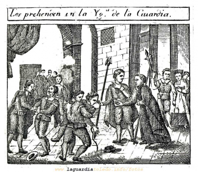 Colección de grabados de la Historia del Santo Niño
Estos grabados han estado durante muchos años delante de todos los guardiolos. Estamos seguros de que ahora cuando los vean se quedarán sorprendidos. Si es así, quedará demostrado el dicho de que [b]"No es lo mismo [i]mirar[/i] que [i]ver[/i]"[/b] 

[img]http://www.laguardiatoledo.info/fotos/resources/logo_tupi_bn_w65_conbordes.jpg[/img]

[i]Empieza a ver a La Guardia de un modo diferente[/i]

Podéis ver todos los grabados juntos en la Guardiapedia [url=http://www.laguardiatoledo.info/guardiapedia/Grabados_del_Santo_Ni%C3%B1o][color=navy][i][b]Grabados del Santo Niño en la Guardiapedia[/b][/i][/color][/url].[/b]

Palabras clave: Colección de grabados de la Historia del Santo Niño