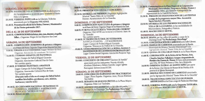 Programa de mano de las fiestas 2017 2/2
