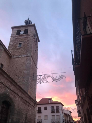 Puesta de sol en el puente de la Constitución
