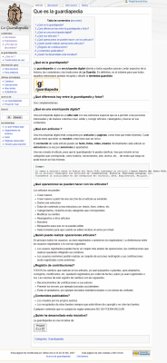 La Guardiapedia - ¿ Que es ?
Palabras clave: La Guardiapedia - ¿ Que es ?