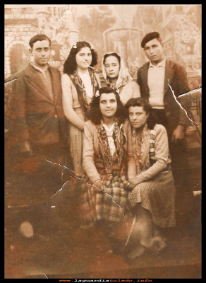 CUADRILLA
Novios y amigas, Juan, Anastasia, Julia, Vicente, María e Isabel. Años 50
Palabras clave: Novios amigas