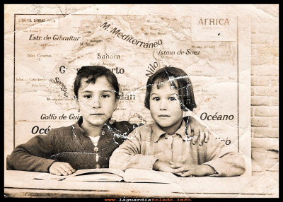 EN EL COLE
Seve y Manoli Guzmán en el colegio. Año 1955
Palabras clave: el colegio