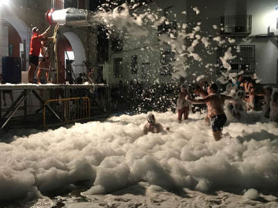 Fiesta de la espuma
Semana dela juventud 26-7-18
