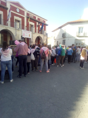Primera marcha solidaria 
Primera marcha solidaria contra el cáncer de mama
