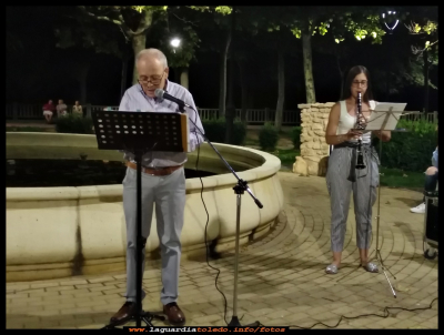 RECITAL DE POESÍA
Semana de la juventud. Recital de poesía en el Paseo del Norte, como clausura. (28-7-2019)
Jesús García Serrano Cabiedas.
Palabras clave: Semana juventud 