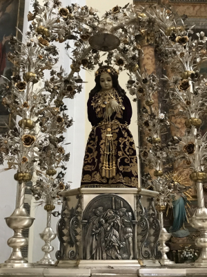 El santo Niño en la Iglesia. 24-9-2017
