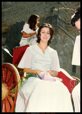 Mª del Pilar
Mª de Pilar Guzmán Sánchez dama de honor en el año 1973.
Palabras clave: dama de honor 1973.
