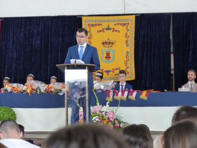 Saludo del Alcalde, D.Javier Pasamontes
Desfile diurno de carrozas y coronación de Reina y damas 2017
Palabras clave: alcalde carrozas coronacion