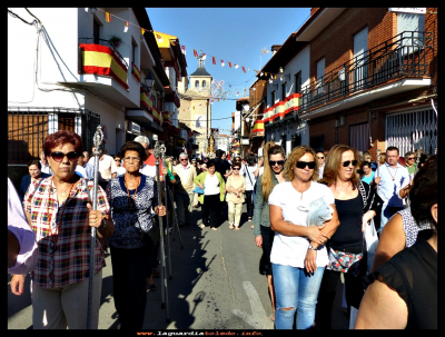 Procesión
Procesión del Santo Niño hacia su ermita, a su paso por la calle Mayor (27-9-2016)
Palabras clave: Procesión Santo Niño calle Mayor