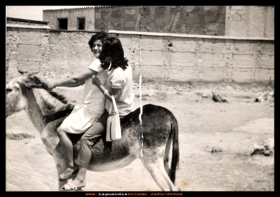 Paseo en burro
Un paseo en burro y a pelo, a las buenas amazonas no les hace falta la albarda para montar.
Angelita Cabiedas y su prima. Años 60.

Palabras clave: Angelita Cabiedas Años 60