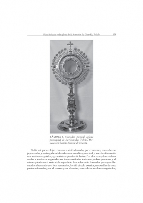 Plata Litúrgica
Artículo sobre nuestro patrimonio artístico. Escrito por Amelia Aranda Huete publicado en “Estudios de Platería de San Eloy,2013”, por la Universidad de Murcia
[url=http://www.laguardiatoledo.info/visualizador/plataliturgica/PlataLiturgica.pdf][color=red][b]Descargar documento pdf[/b][/color][/url]
[img]http://www.laguardiatoledo.info/visualizador/imgs/libro_ico.gif[/img][url=http://www.laguardiatoledo.info/visualizador/plataliturgica/][color=red][b]HOJEAR[/b][/color][/url]
Palabras clave: Plata Litúrgica