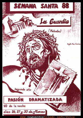 Poster
Cartel publicitario de la pasión, del año 1988.

Palabras clave: Cartel publicitario