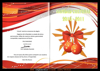 Programa de Navidad I
Programa de Navidad, La Guardia 2010-2011.
FIESTAS, CELEBRACIONES Y TRADICIONES: < Las Navidades
Palabras clave: Programa de Navidad   2010-2011