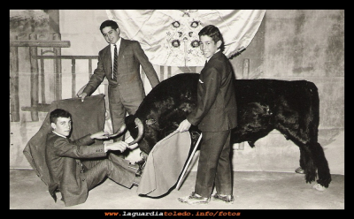 Toreros
Año 1965 toreando, Teri, basi, y José.
EL CURSO DE LA VIDA: La juventud y los amigos
