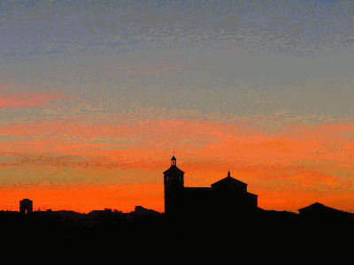 Amanecer de verano en La Guardia. 5-8-2016
