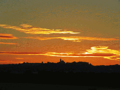 Amanecer desde la Vega el día de los Santos. 1-11-2015
