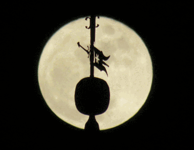 La luna llena el día de Navidad 2015 y detalles de la Iglesia
