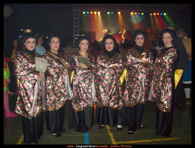 Geishas
Carnaval 2010. Baile de carnaval del sábado 20 de febrero por la noche en el pabellón.
FIESTAS, CELEBRACIONES Y TRADICIONES: Carnaval 2010
Palabras clave: carnaval 2010 geishas
