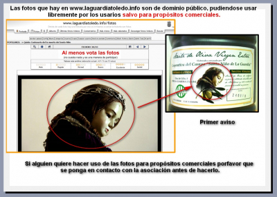 Recordatorio de los usos que se pueden hacer de las fotos expuestas en esta web.
Cualquier material expuesto en esta web es de dominio público, es decir que cada cual puede hacer lo que quiera con ellos salvo USARSE PARA PROPOSITOS COMERCIALES. 
ASOCIACIONES CULTURALES: Proyecto Tupi
Palabras clave: Recordatorio de los usos que se pueden hacer de las fotos expuestas en esta web.