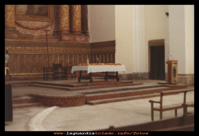 obras de la iglesia
Obras en la iglesia,año 1984 
LOS ESCENARIOS DE LA VIDA: Edificios: Iglesia Parroquial
Palabras clave: Obras en la iglesia