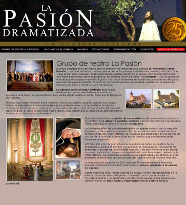 La pasión dramatizada. La Guardia
Representaciones, días 16, 23 y 24 de marzo, a las 19 horas.
Venta de entradas en www.lapasiondramatizada.es o en taquilla.
Palabras clave: la pasion