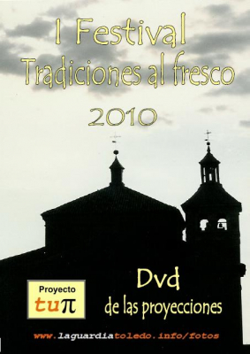 Dvd: I Festival Tradiciones al Fresco 2010
Hemos agrupado los 4 vídeos proyectados este verano en el I Festival de "Tradiciones al fresco", iniciativa de entretenimiento realizada por la Asociación Cultural Proyecto Tupi.
El Dvd contiene los vídeos:
- "Esto va por barrios" realizado por Inés de la Cruz (Sita) y proyectado el 3 de julio de 2010 en la plazuela de Jesús.
- "Los oficios perdidos" realizado por Mario Fernández (Comolobos) y proyectado el 10 de julio de 2010 en las casitas.
- "Las etapas de la vida" realizado por Manoli Morales (Menua) y proyectado el 17 de julio de 2010 en la plazuela de San Miguel.
- “Sueños en una noche de verano”  realizado por Juan Fernando Novillo (Piccolo) y proyectado el 24 de julio de 2010 en la glorieta.

El día 25 de septiembre a las 18:30 en el Centro Social, día de nuestra proyección en las fiestas, lo tendrán disponible a la venta por el precio simbólico de 6 €. Con esto buscamos recaudar fondos para poder seguir haciendo actividades como ésta, y sobre todo para que esta Web siga viva. 
Para los que no se quieran quedar sin una copia o no puedan asistir, anticipaos y encargad vuestra copia...ya que ese día tendremos unas pocas copias materiales disponibles. Encargos al correo: fer_hdez@proyectotupi.com

