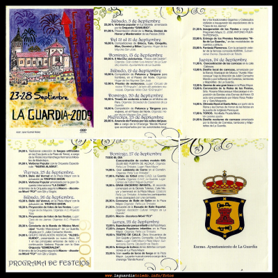 Programa de eventos reducido fiestas 2009
Palabras clave: Programa de eventos reducido fiestas 2009