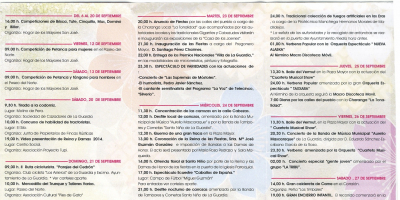 Programa de mano de fiestas 2014. 2/2
