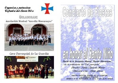 Programa del concierto de la Banda de Música Aurelio Mascaraque, 21-9-12
Palabras clave: banda musica aurelio mascaraque