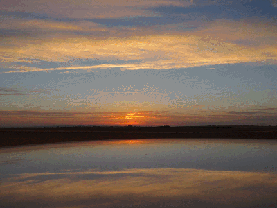 Puesta de sol desde la carretera de Villatobas 1-11-2016
